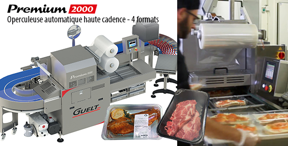 Guelt Retail - Operculeuse automatique 4 formats Premium 2000