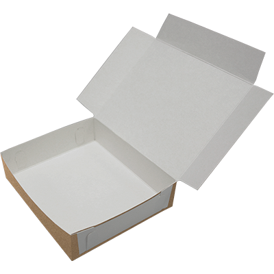 Guelt | Boîte top load carton encliquetable 3 rabats