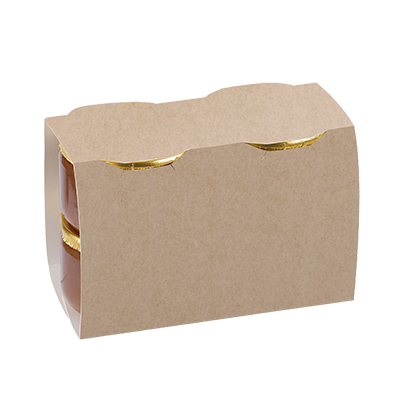Guelt | Bandeau wrap en carton compact pour le regroupement de pots verre